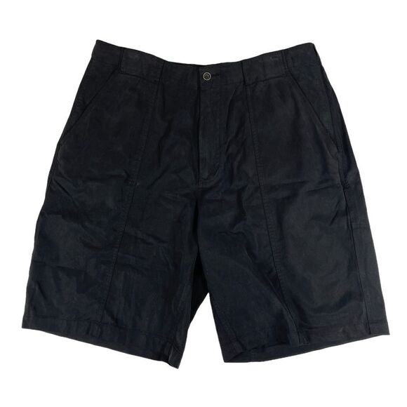 Tommy Bahama Shorts Black Chino Casual Men's Size 36 Tencel Cotton - Picture 1 of 12